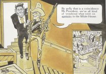 'By golly that is a coincidence Mr President, we've all kind of wondered what went on upstairs in the White House.'